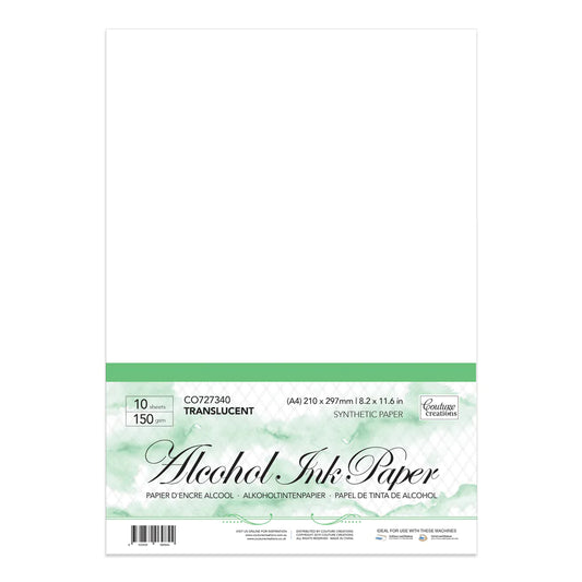 Couture Creations Alcohol Ink Paper Translucent