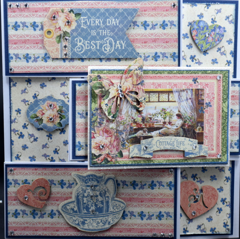 TK Paper Boutique Ready to Assemble Card Making Kit - Triple Panel Gatefold