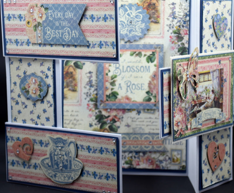 TK Paper Boutique Ready to Assemble Card Making Kit - Triple Panel Gatefold