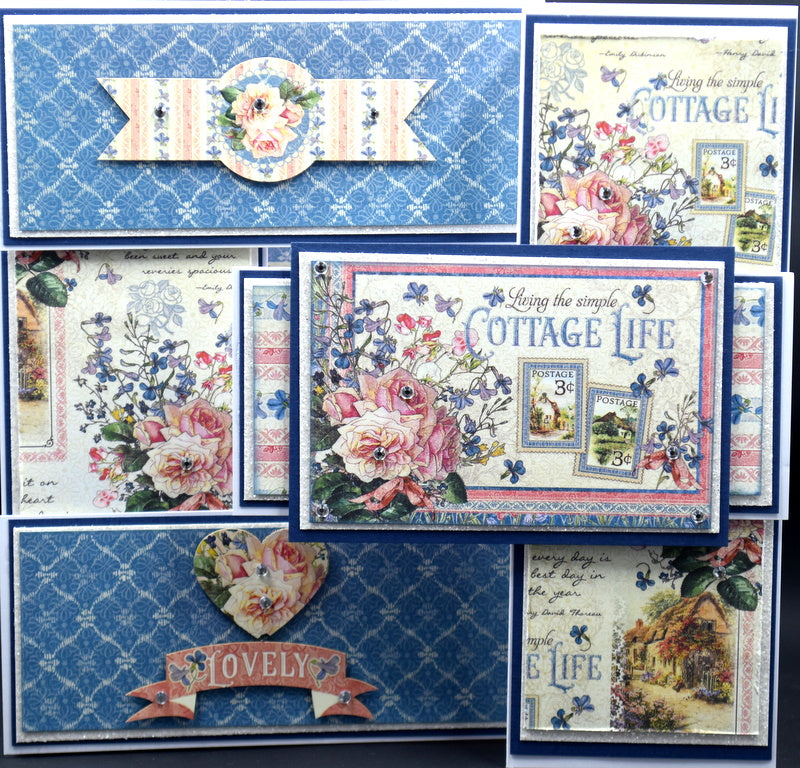 TK Paper Boutique Ready to Assemble Card Making Kit - Triple Panel Gatefold