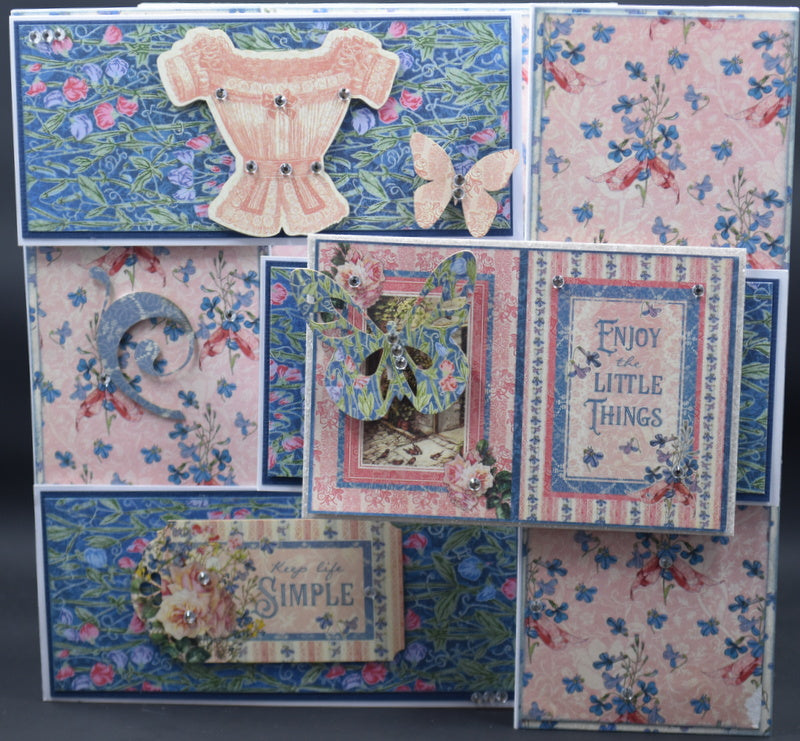 TK Paper Boutique Ready to Assemble Card Making Kit - Triple Panel Gatefold