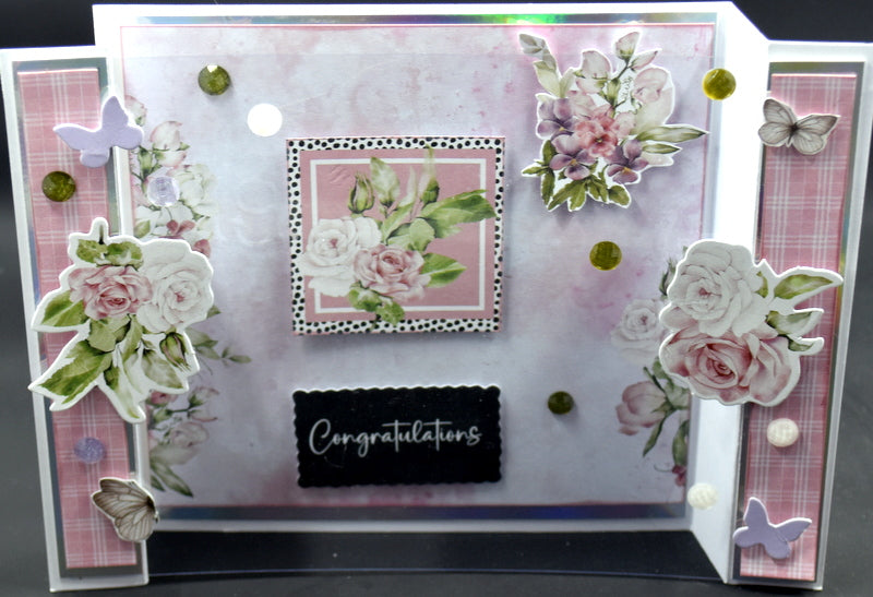 TK Paper Boutique  Ready To Assemble Card Making Kit - Garden Path Bridge Cards