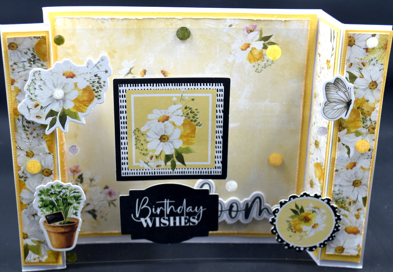 TK Paper Boutique  Ready To Assemble Card Making Kit - Garden Path Bridge Cards