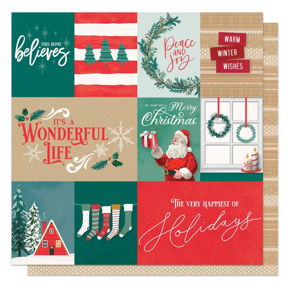PhotoPlay 12x12 It's a Wonderful Christmas - This Home Believes