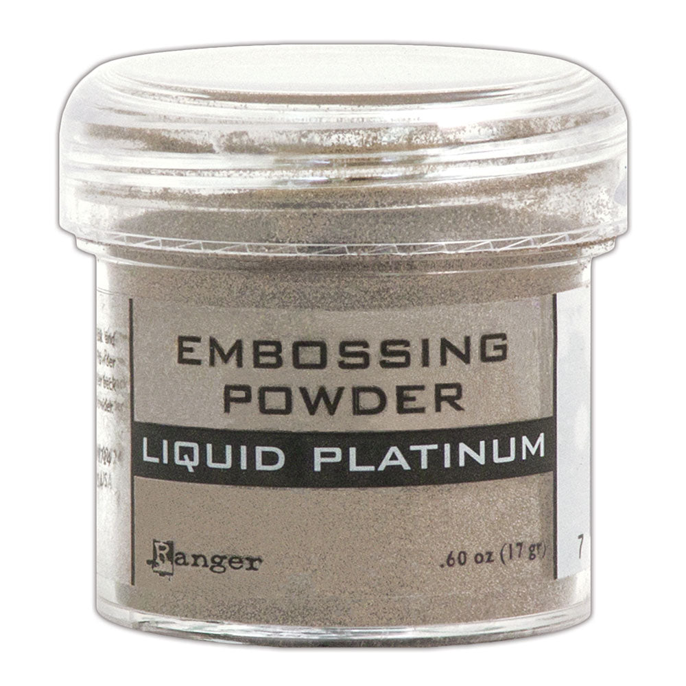Ranger Embossing Powder- Liquid Platinum – TKPaperboutique