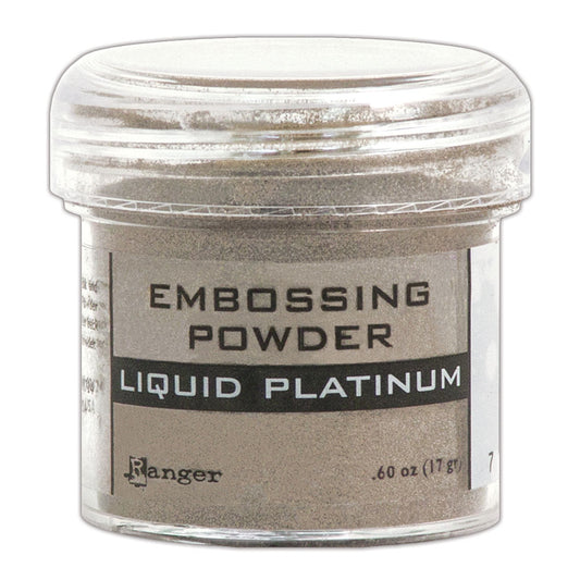 Ranger Embossing Powder- Liquid Platinum
