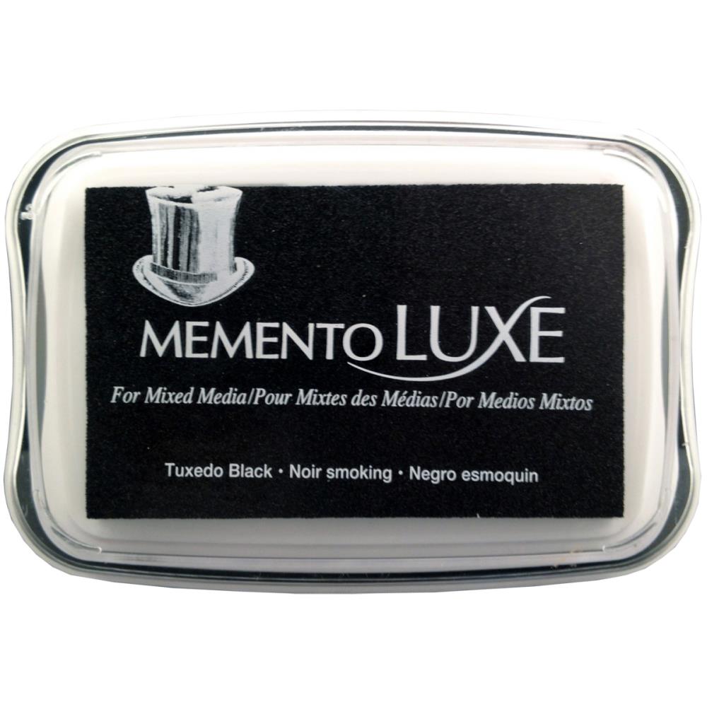 Tsukineko Memento Luxe Large Ink Pad - Tuxedo Black