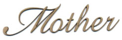 Scrapfx Chipboard Wordlet - Mother, Script – TKPaperboutique