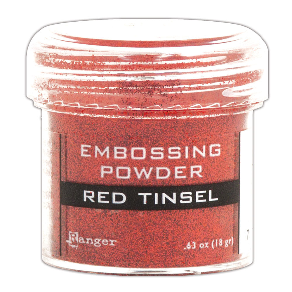 Ranger Embossing Powder- Red Tinsel