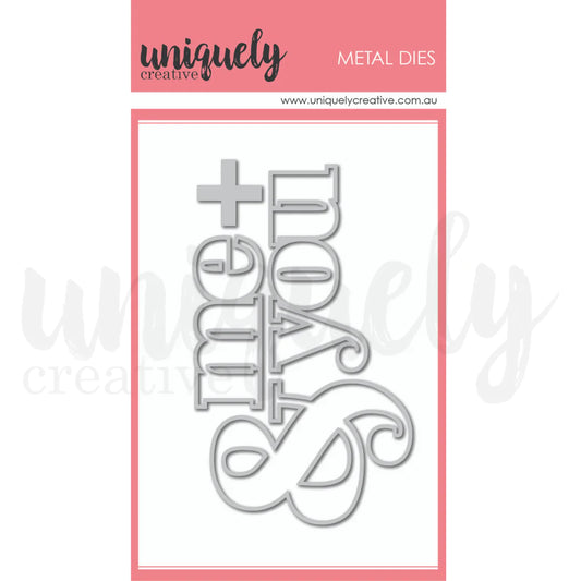 Uniquely Creative Metal Die - Me + You Die