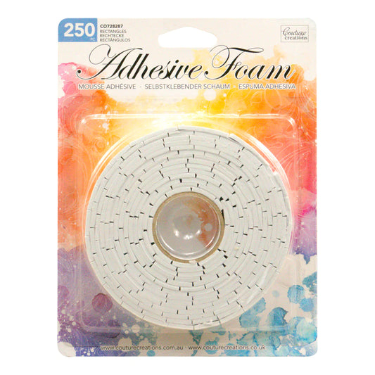 Couture Creations Adhesive Foam Squares- 250pcs