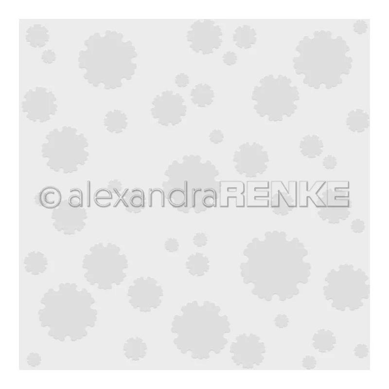Alexandra Renke 6x6 Embossing Folder - Japanese Flrs