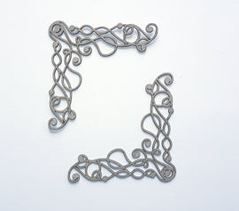 2Crafty Chipboard Flourish- Corners Alexia