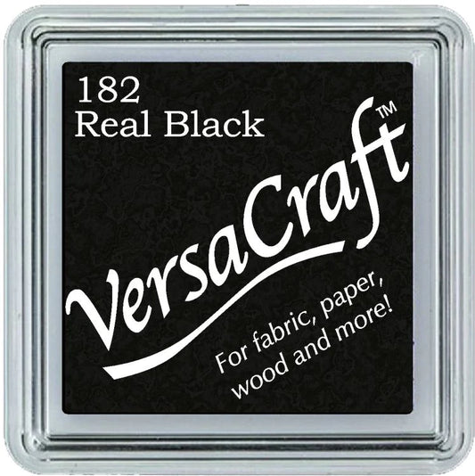 Tsukineko Versa Craft Mini Ink Pad - Real Black