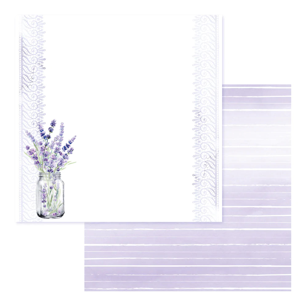 Couture Creations 12x12 Double Sided Paper - Lavender Love Sheet 5