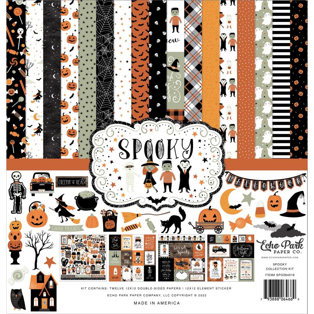 Echo Park 12x12 Double Sided Paper Pack - Spooky