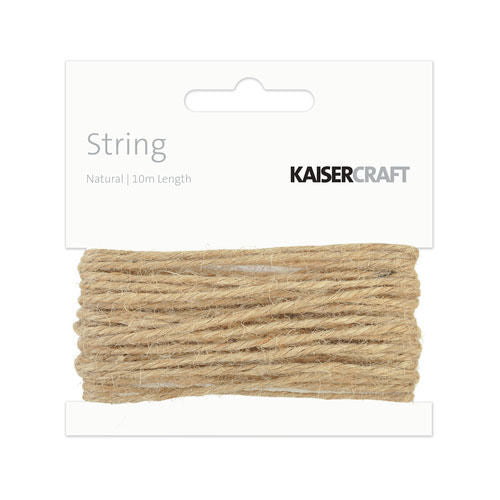 Kaisercraft Embellishment- Natural String 10m length